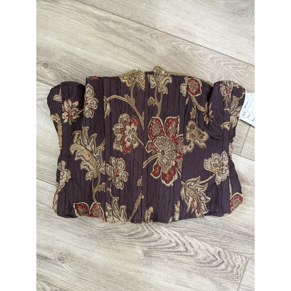 DITD Damsel in this Dress Sz 33 Wench Tapestry Boning Cosplay Renaissance Corset - Picture 2 of 7